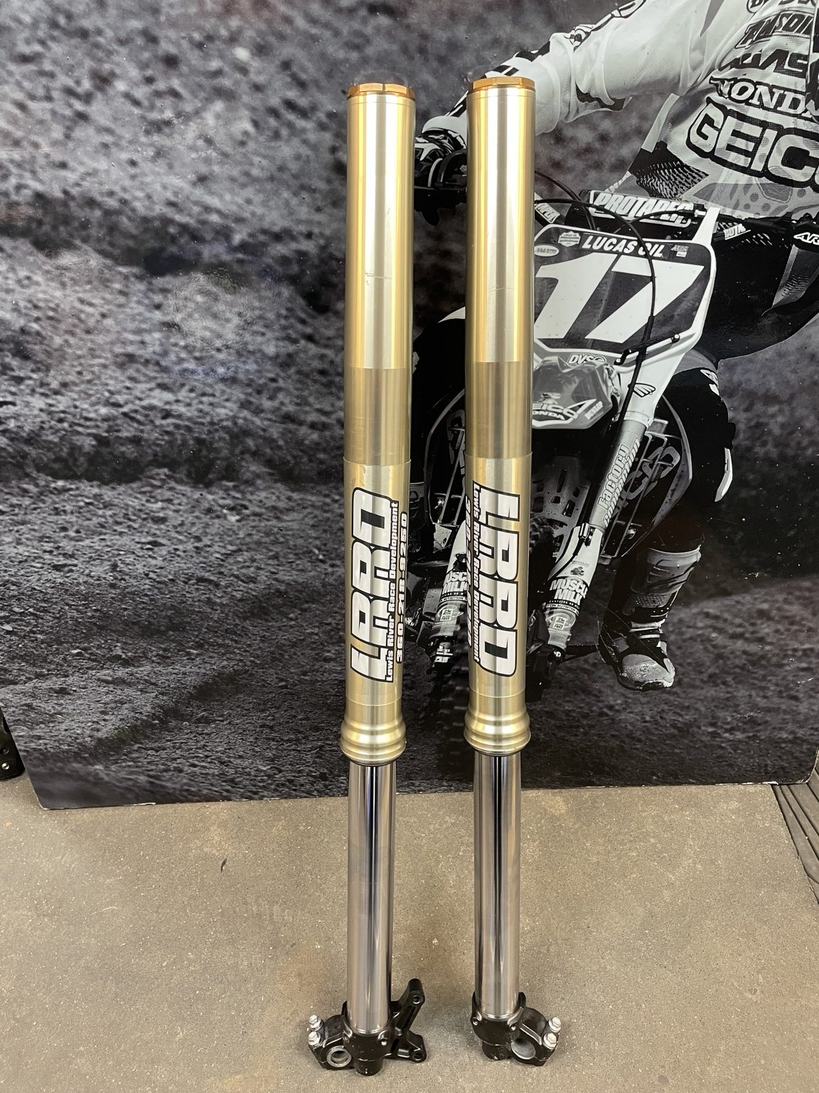 LRRD motocross fork assemblies